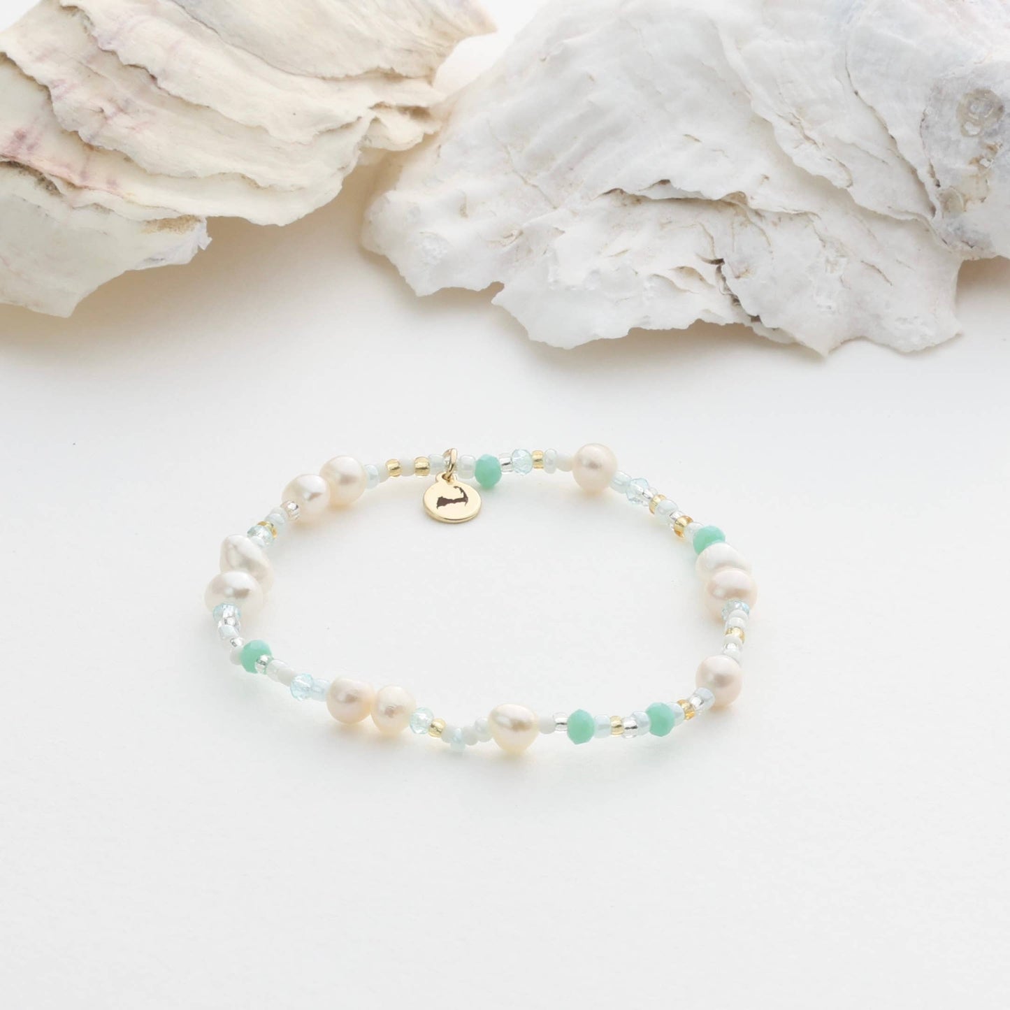 Sandy Neck Pearl Bracelet