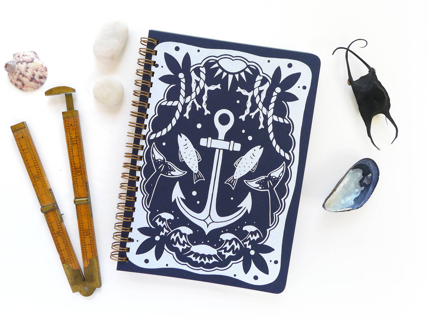 Sailor Coil Notebook, MD: Lined