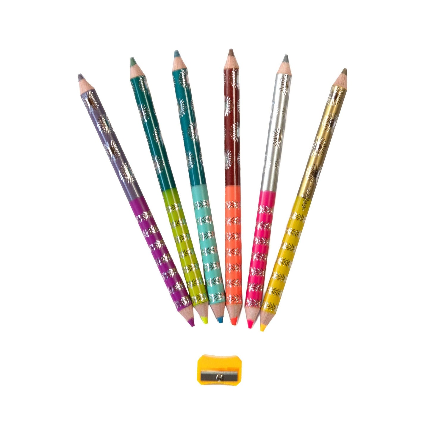 Sea Life 6 Jumbo Color Pencils