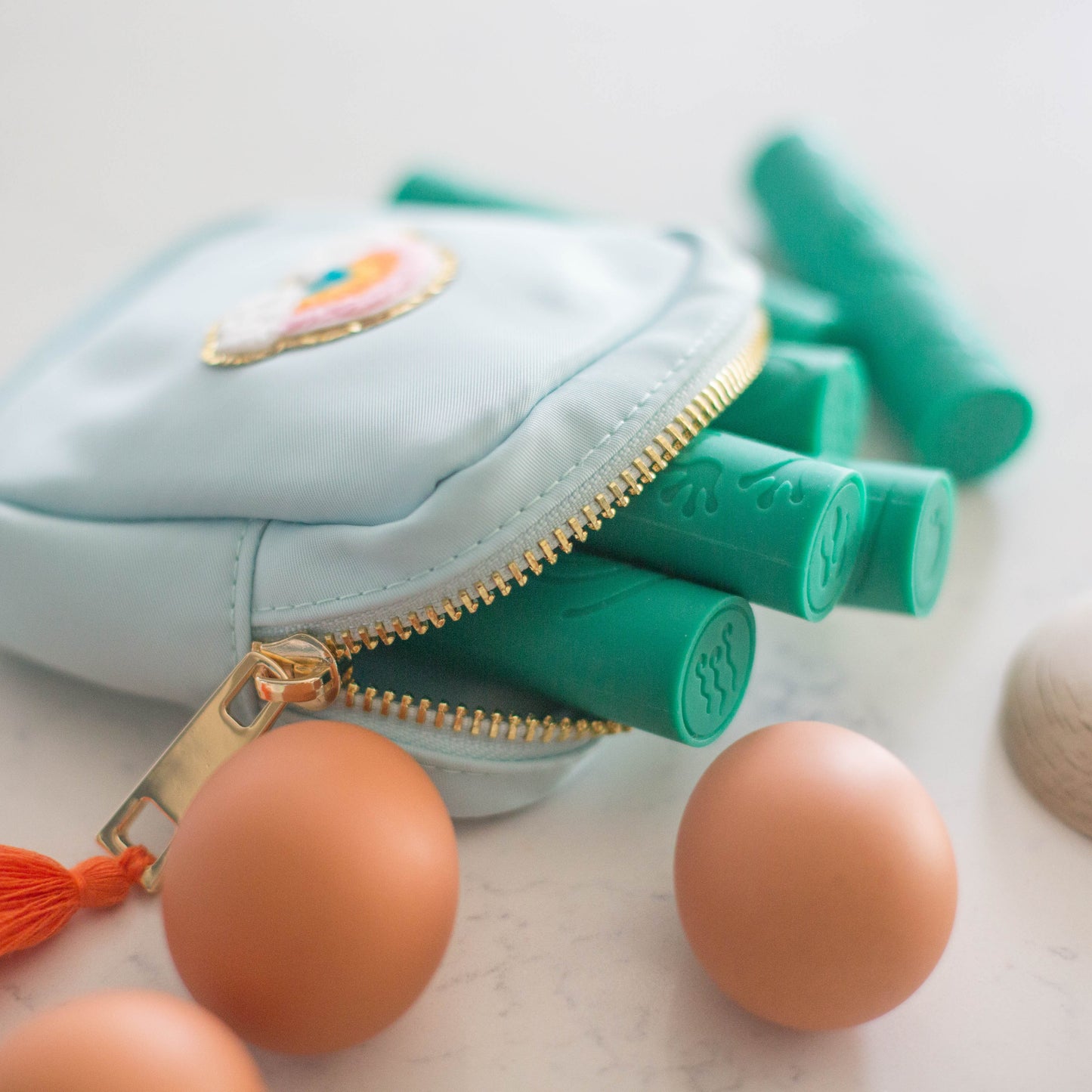 Sky Blue Pouch
