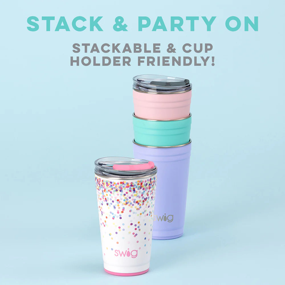 Matte Olive 24oz Insulated Party Cup