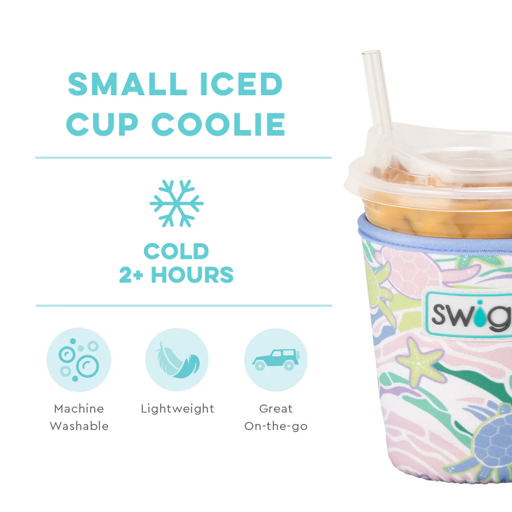 Sea Swirl Small Iced Cup Coolie