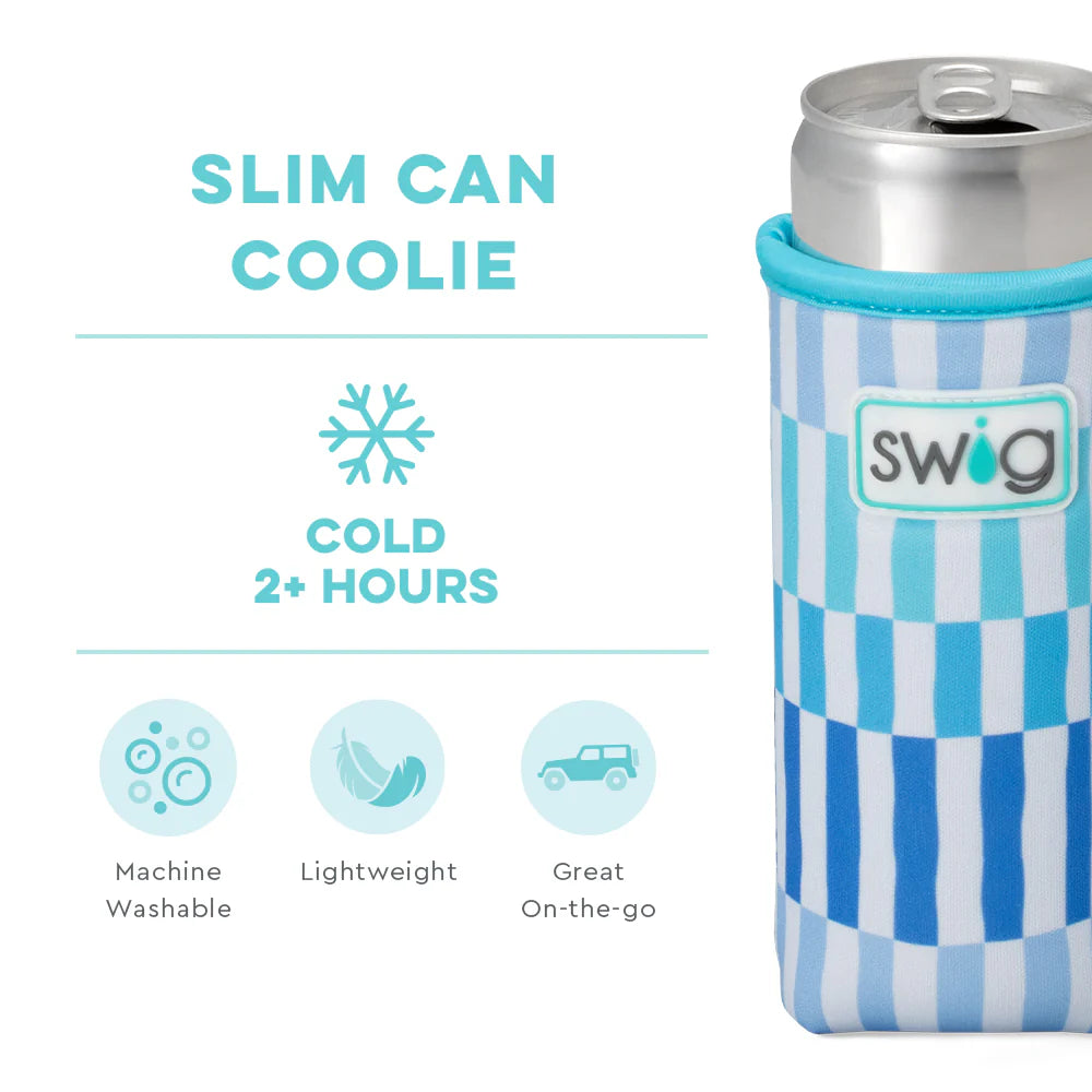 Glacier Stripe Slim Can Coolie