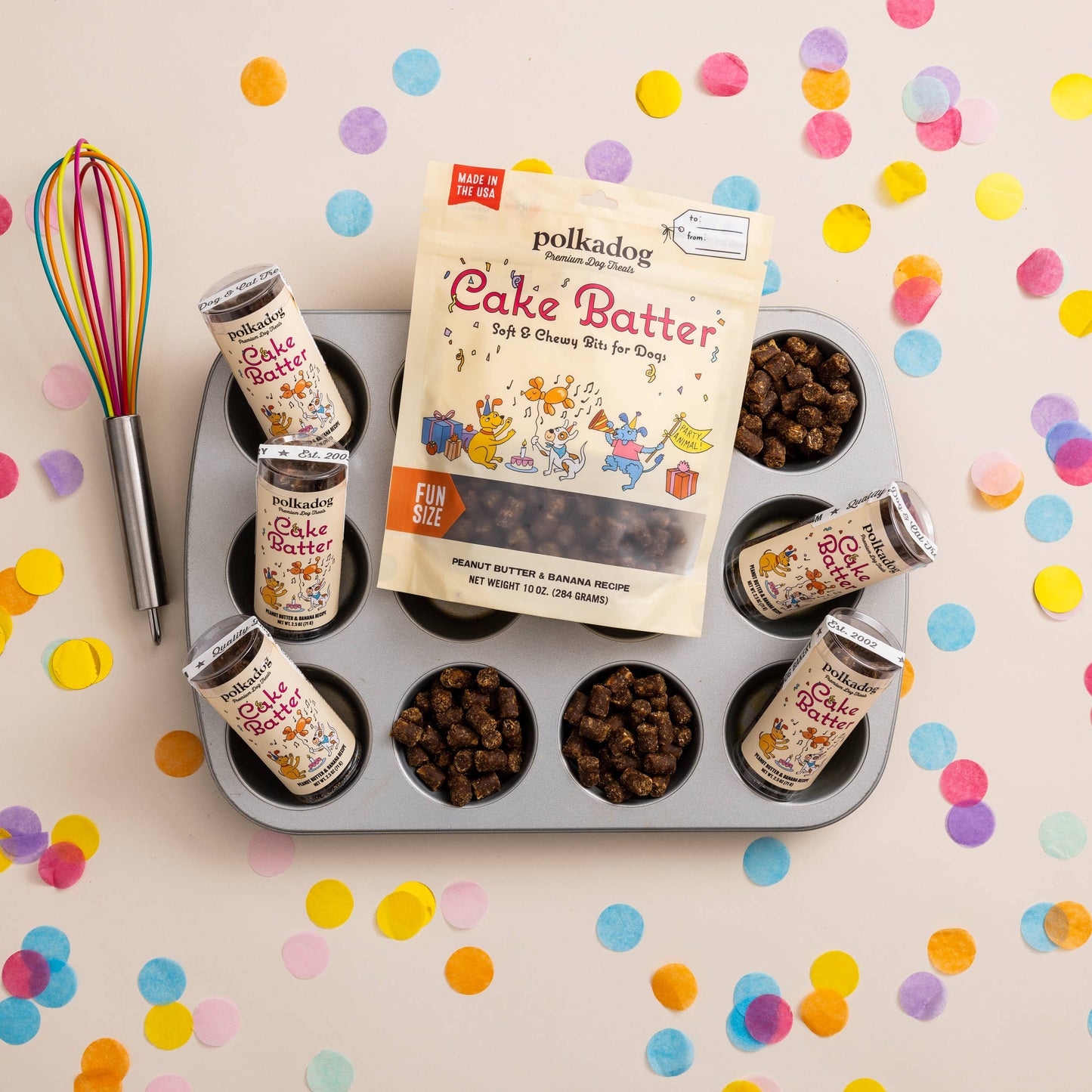 Cake Batter, Peanut Butter & Banana - 10oz - Dog Treats