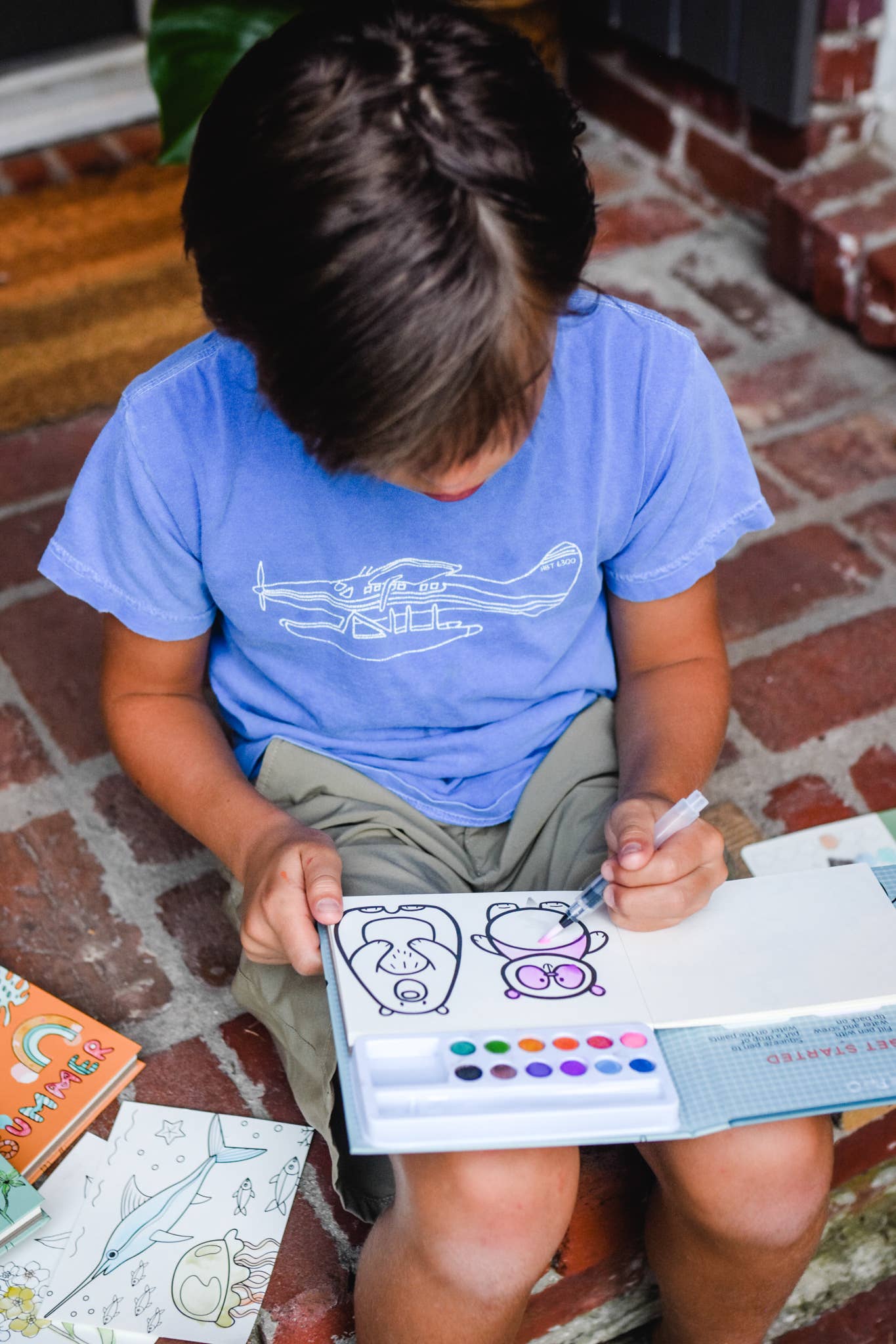 Watercolor Book and Paint Set - Animal Kingdom