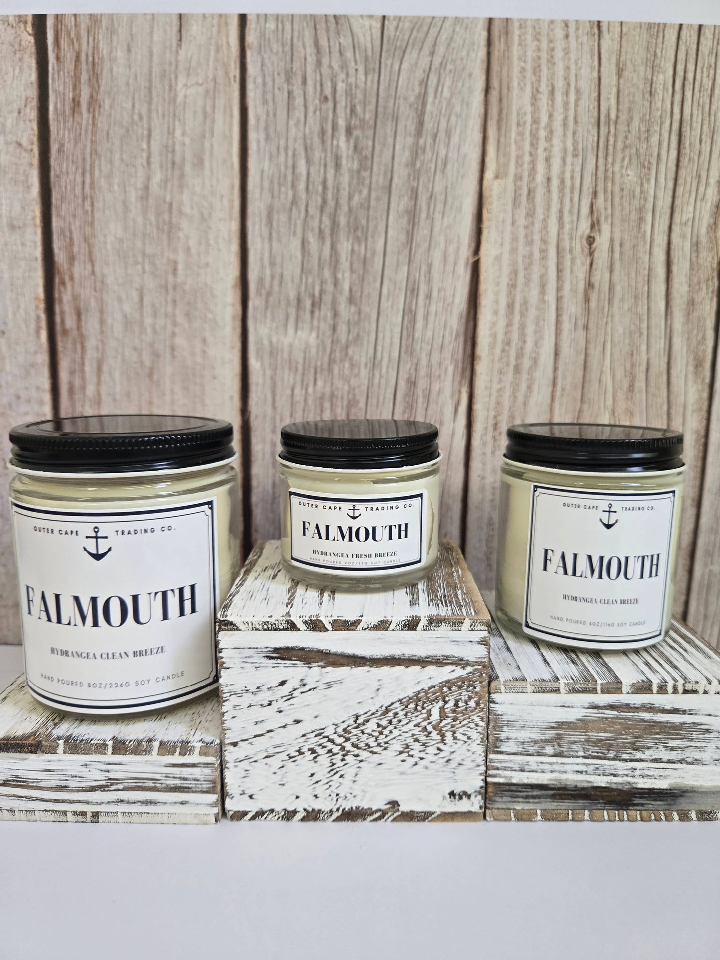Falmouth Cape Cod Soy Wax Crackling Wooden Wick Candle Fallen Leaves Soy Wax Crackling Wooden Wick bulk wholesale