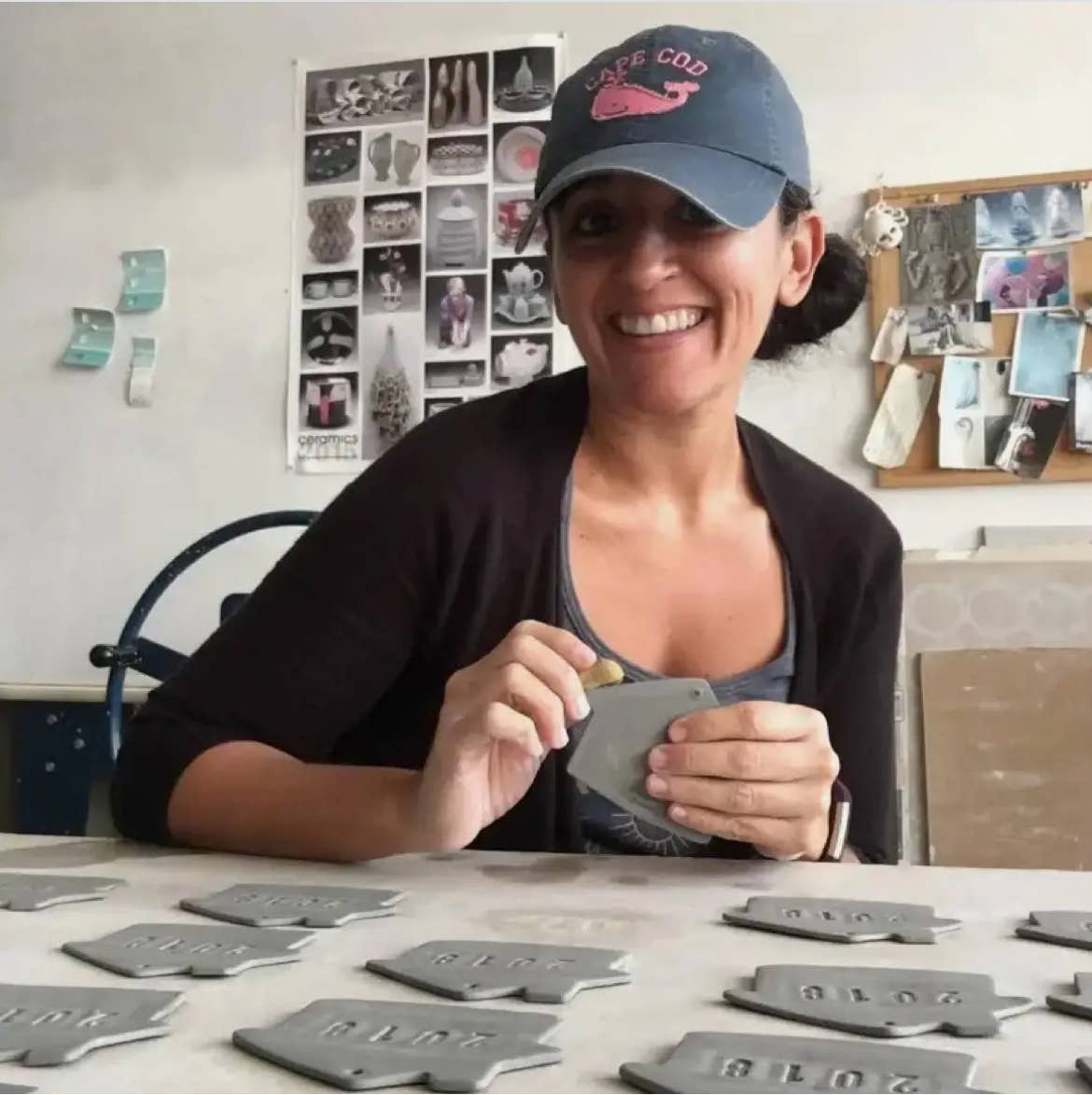 Whale Ceramic Ornament | Handmade Pottery