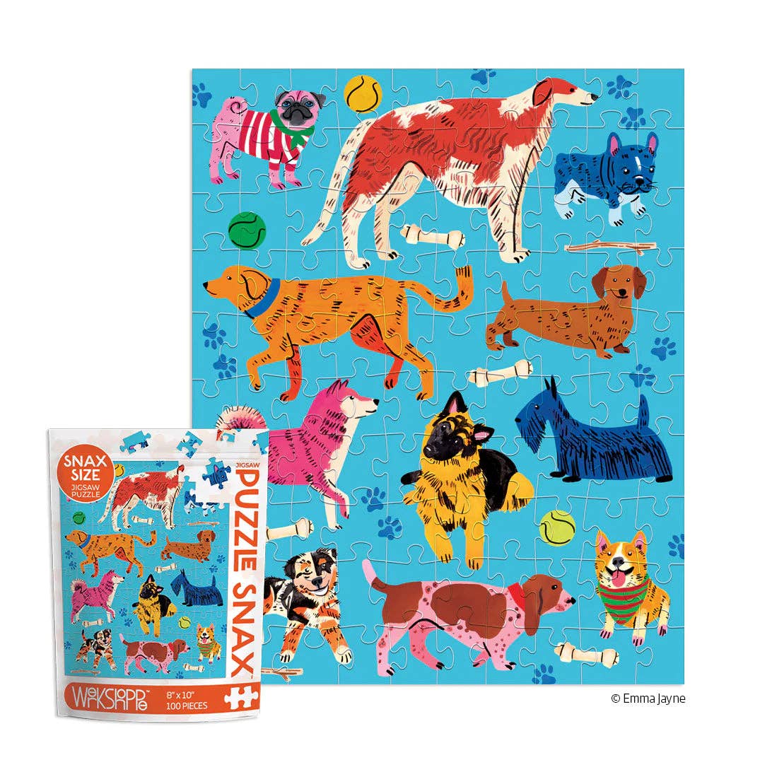 Pooches Playtime | 100 Piece Jigsaw Puzzle