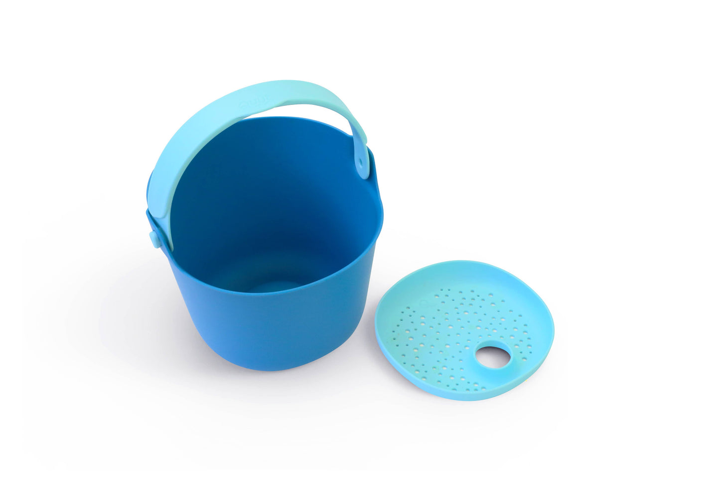 Quut Bucki - Bucket & Sand Sifter. Beach Sand and Pool Toy.: Banana Blue