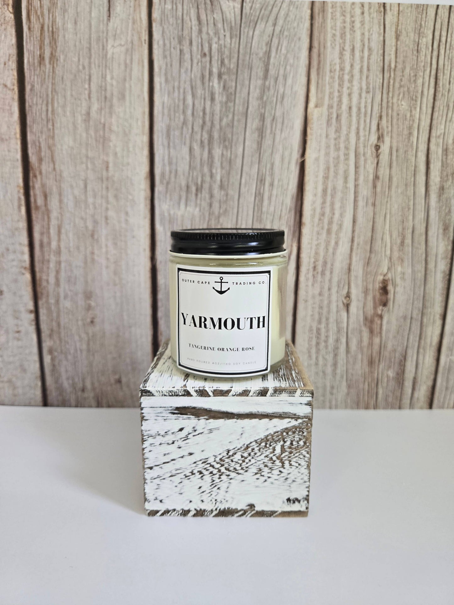 Yarmouth Cape Cod Soy Wax Crackling Wooden Wick Candle wholesale bulk