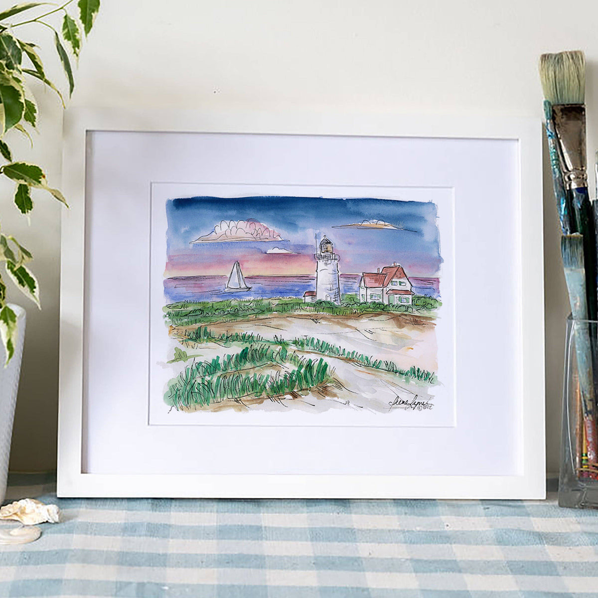 Goombays and Beach Days at the Wellfleet Beachcomber / Matted 5"x7"