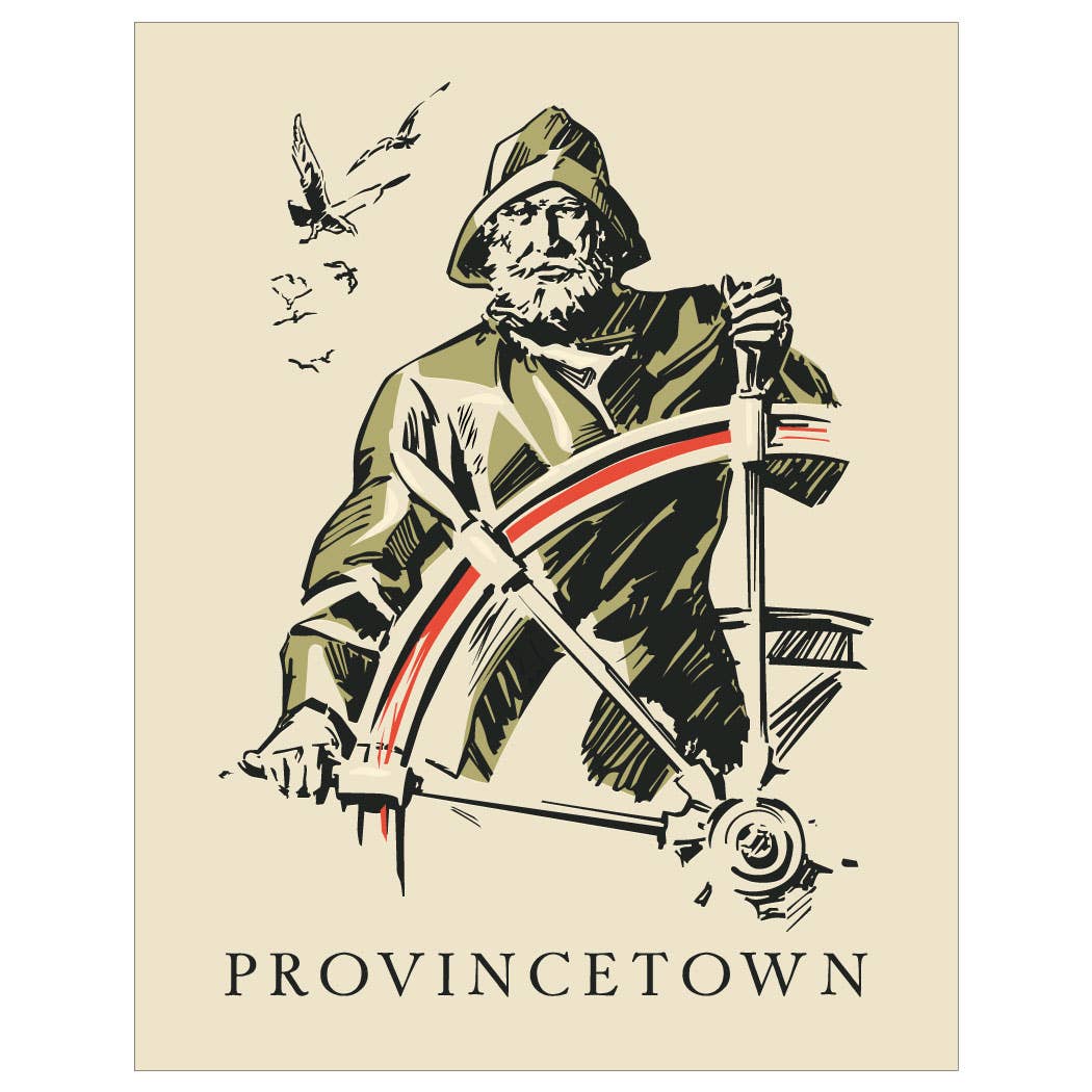 2.5'' x 3.5'' Provincetown Old Sea Captain Magnet
