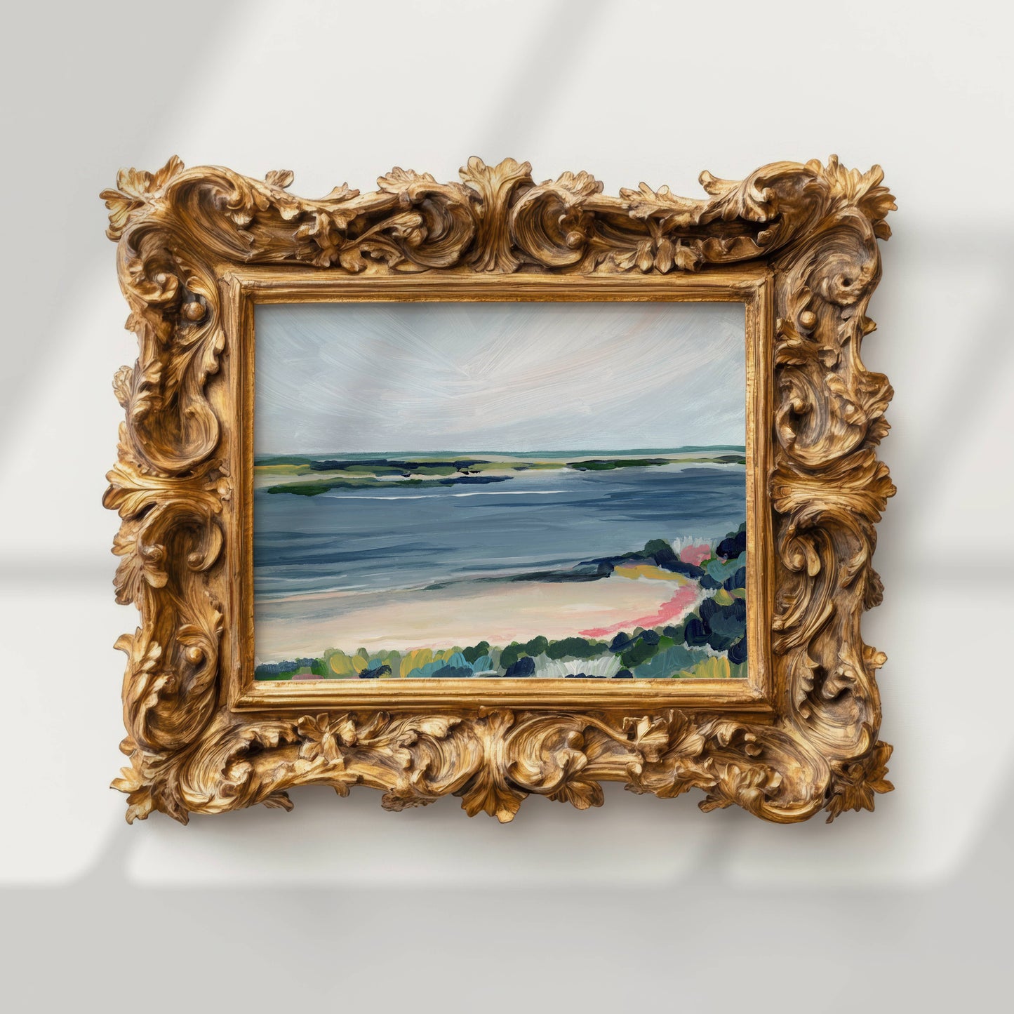 Chatham Bars View, Unframed Print on Flat Canvas: 8 x 10