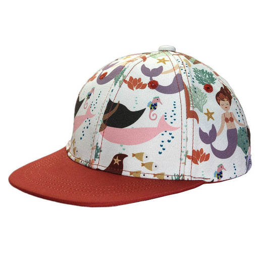 Making Waves Mermaids Snapback Hat Baseball Cap Accessory: Kids