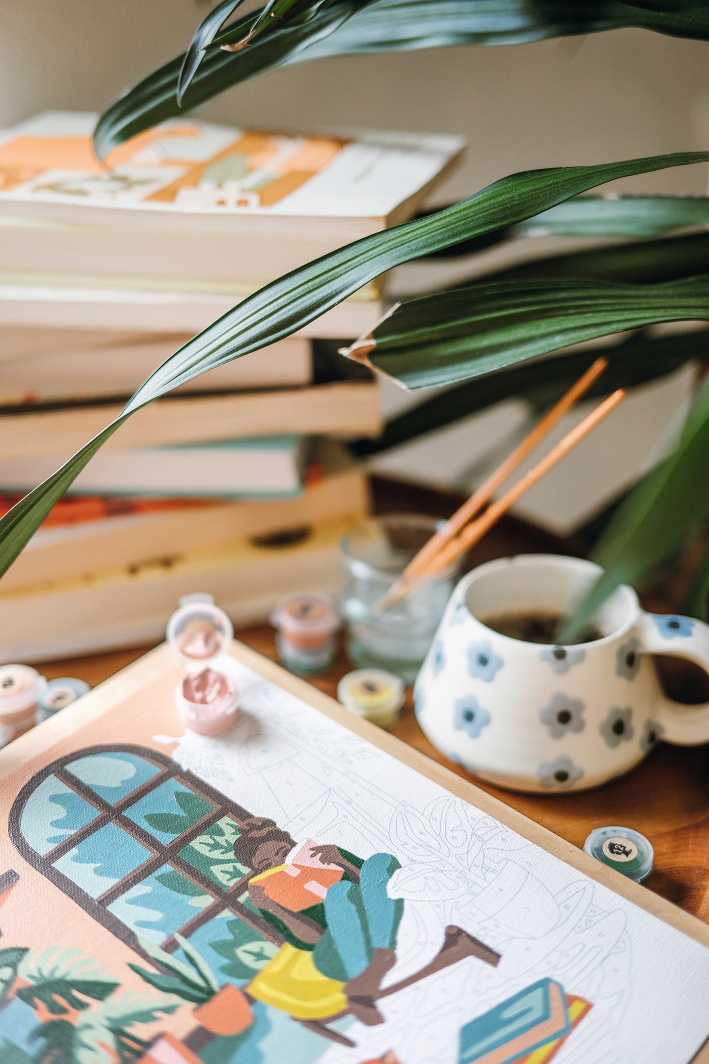 A Novel Afternoon | 8x10 paint-by-number kit