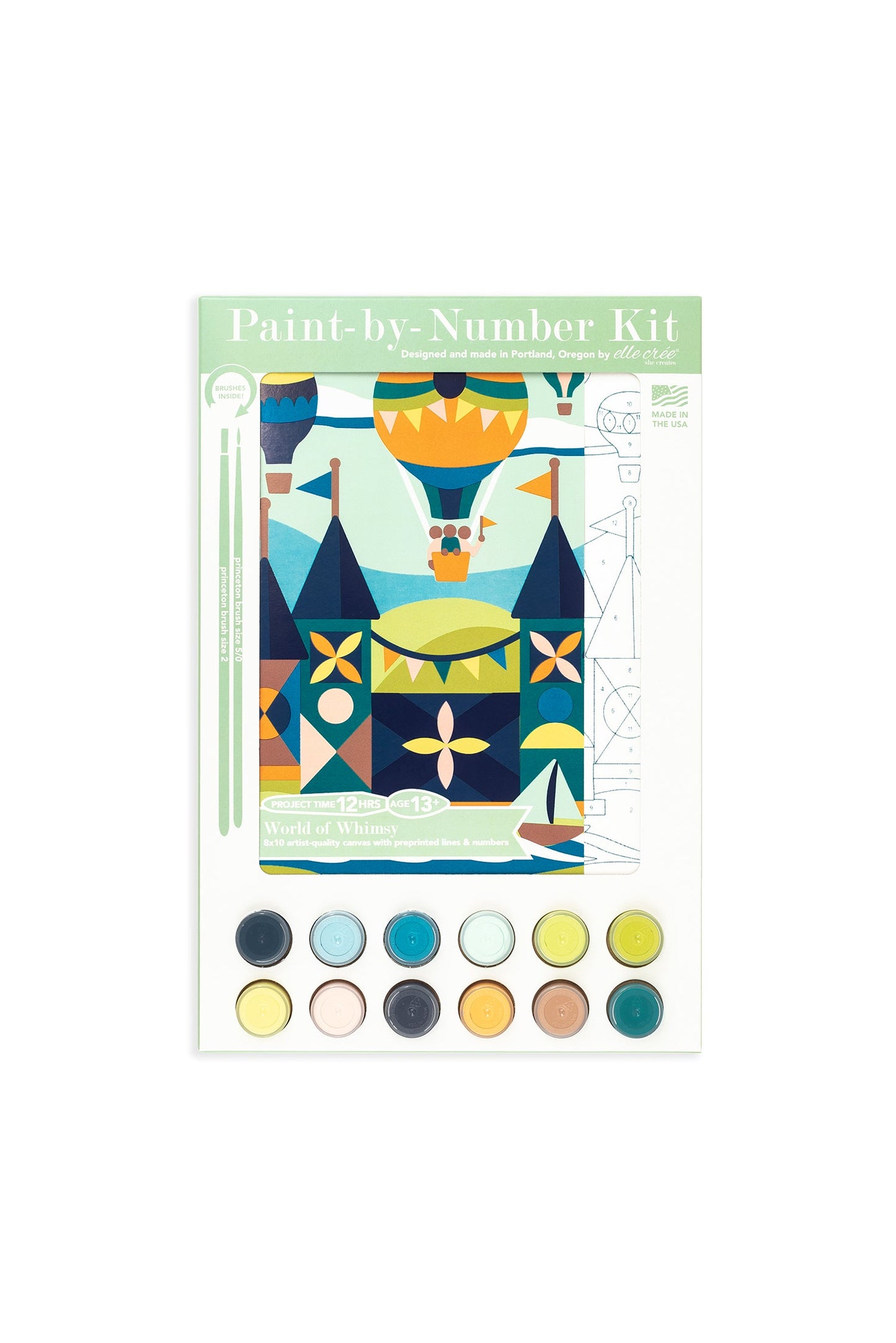 World of Whimsy | 8x10 paint-by-number kit