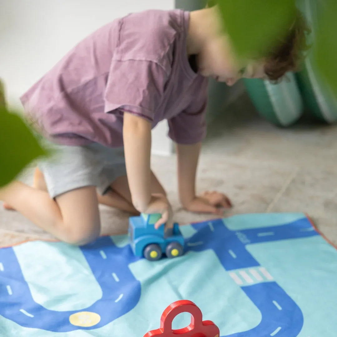Play Towel On the Road – Double-Sided Kids Play Towel