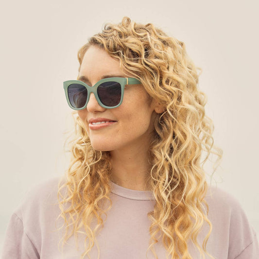 Biscayne - Soft Sage Green / Gradient Grey Pol.