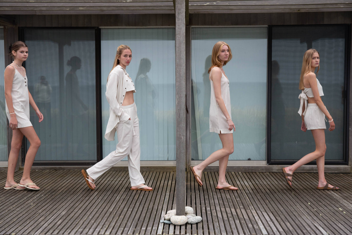 Gauze Textured Ethelda Pants: S