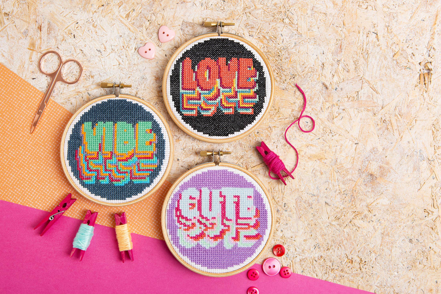 Love Mini Cross Stitch Kit