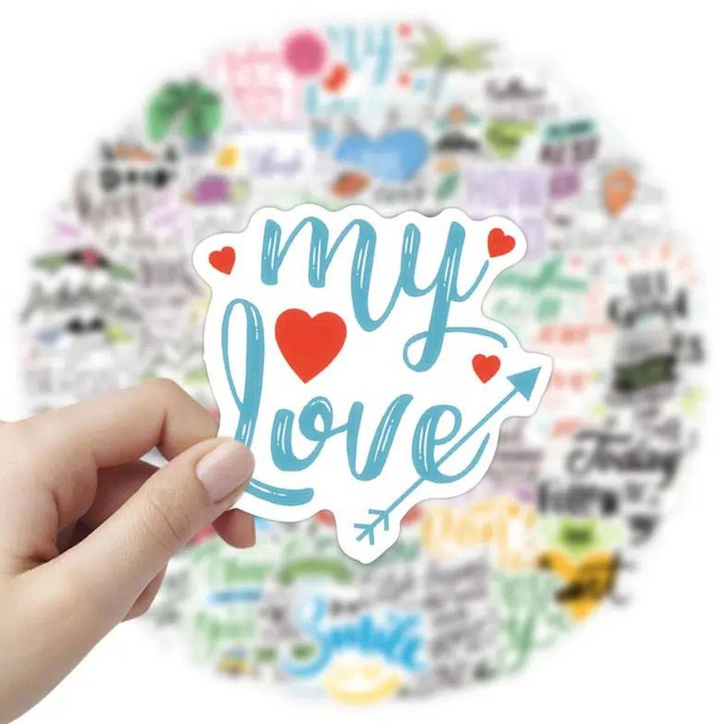 Motivational Stickers Pack, Great Inspirational Stickers Pac: 10 Stickers