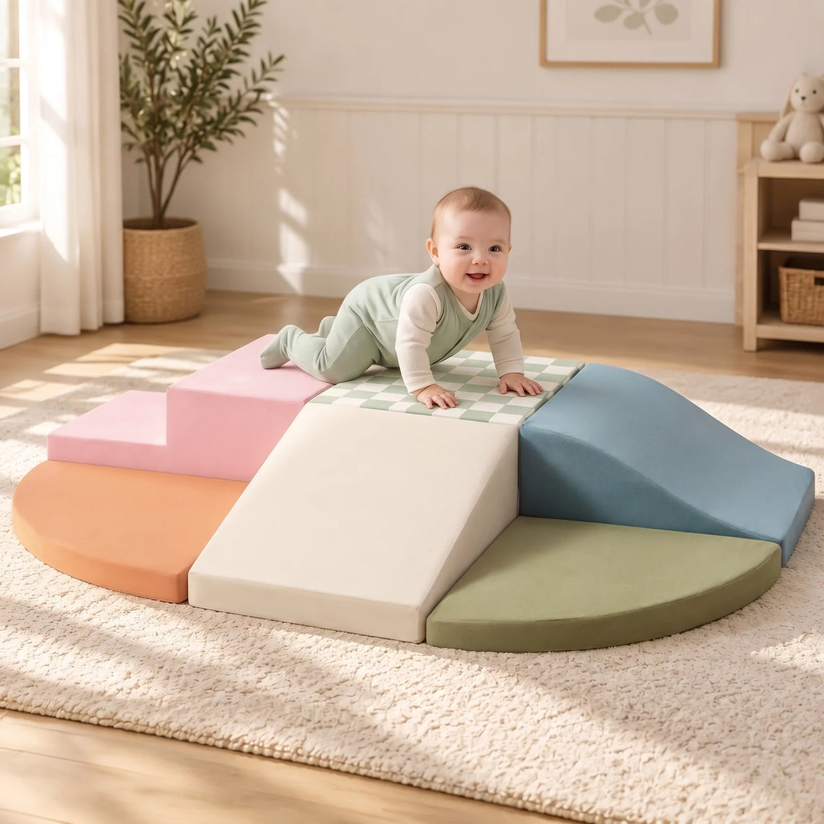Tiny Land® PlayNest Climbing Blocks - Morandi