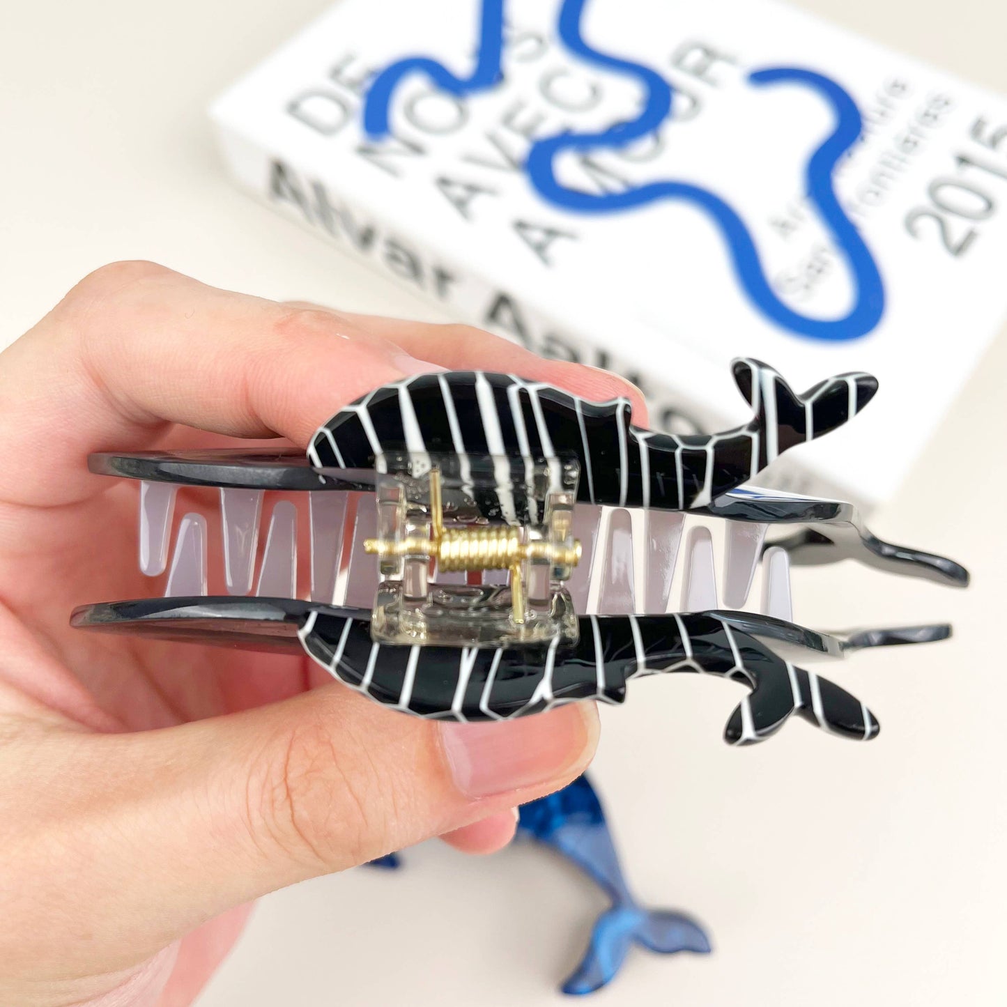 Acetate whale hair clips Shark claw clip animal series