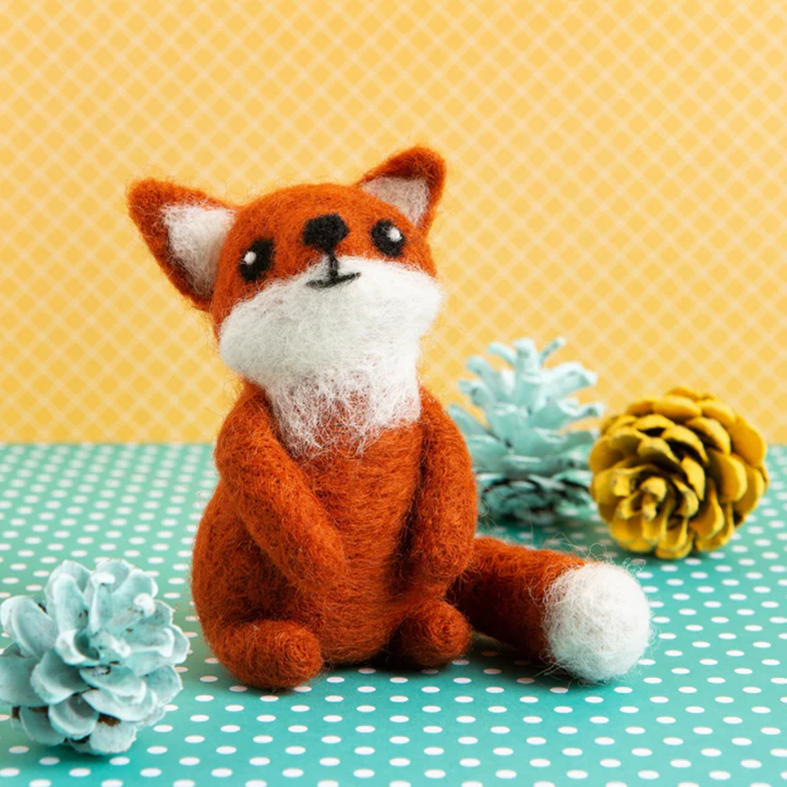 Fox Cub Mini Needle Felting Kit