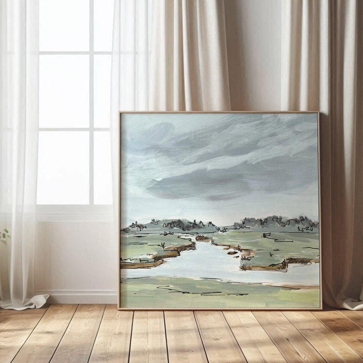 Great Salt Marsh, Fine Art Print