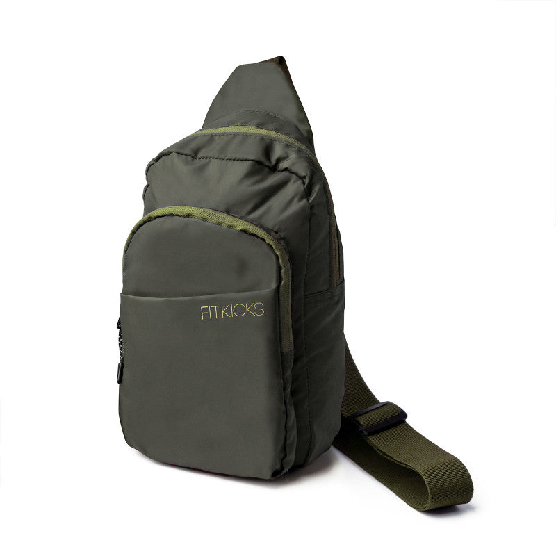 Fitkicks Hideaway Packable Sling - Green