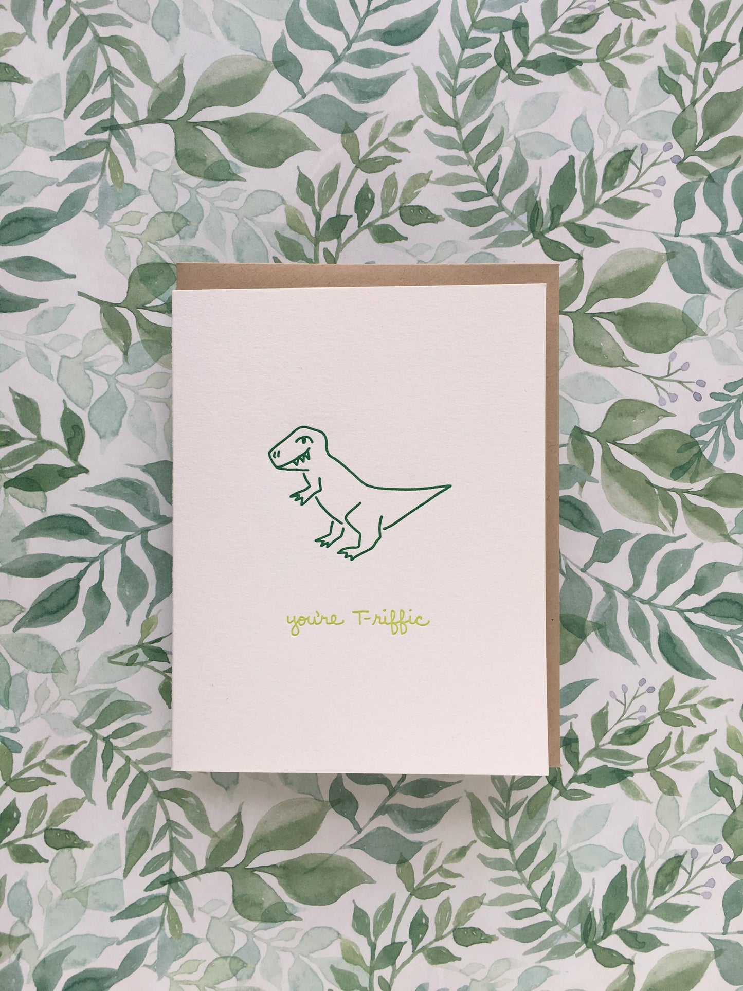 You're T-rrific Greeting Card