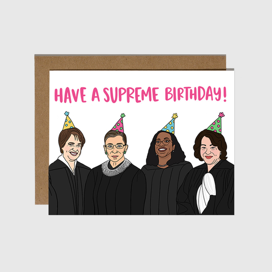 Supreme Court Justices Birthday Card