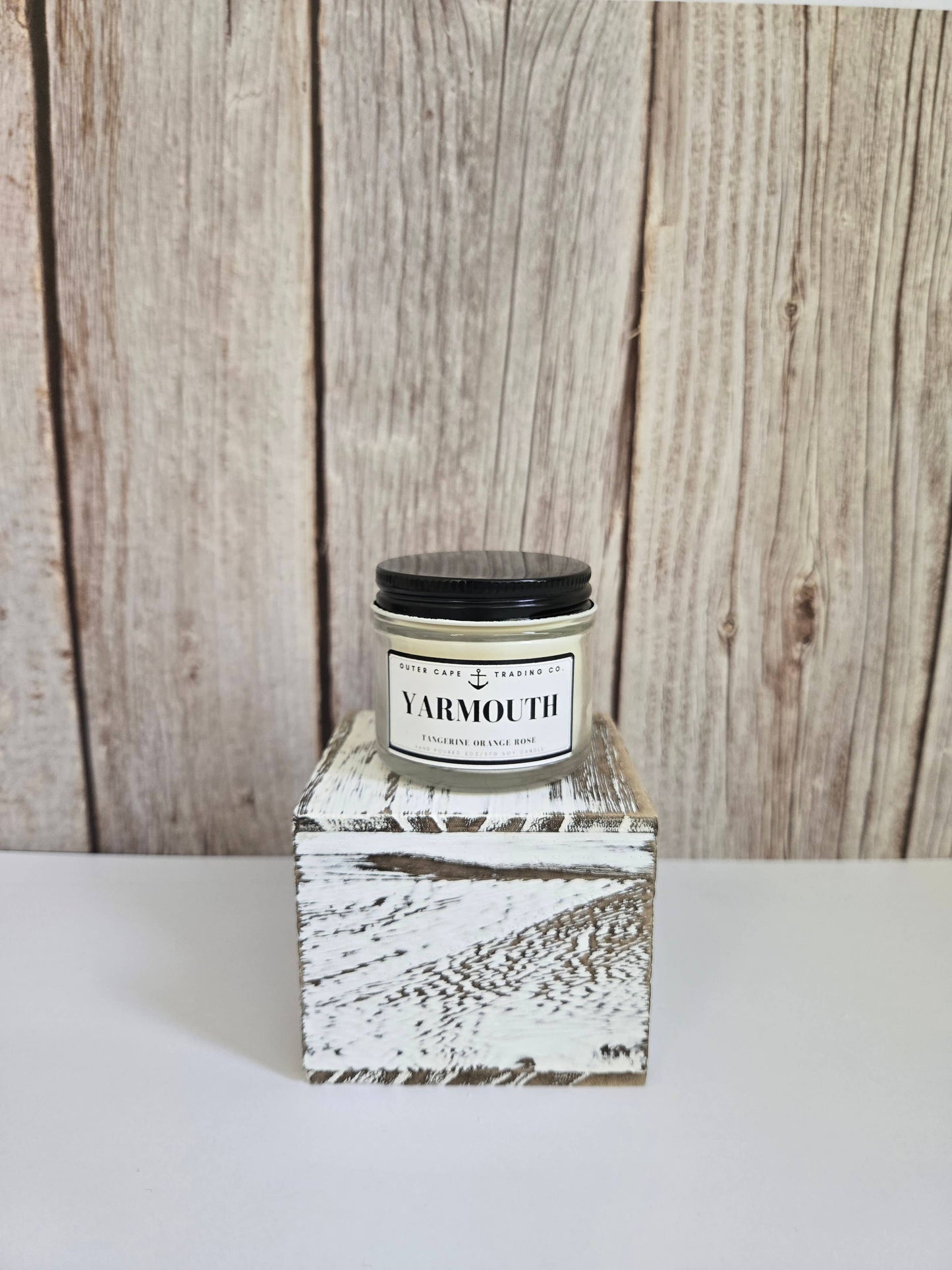 Yarmouth Cape Cod Soy Wax Crackling Wooden Wick Candle wholesale bulk