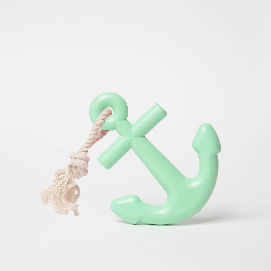 Anchors Aweigh Rubber Dog Toy: Cherry / Small