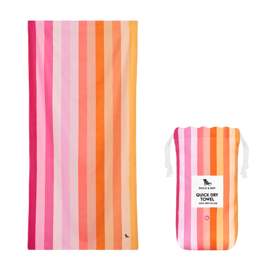 XL Quick Dry Towels - Miami Sorbet