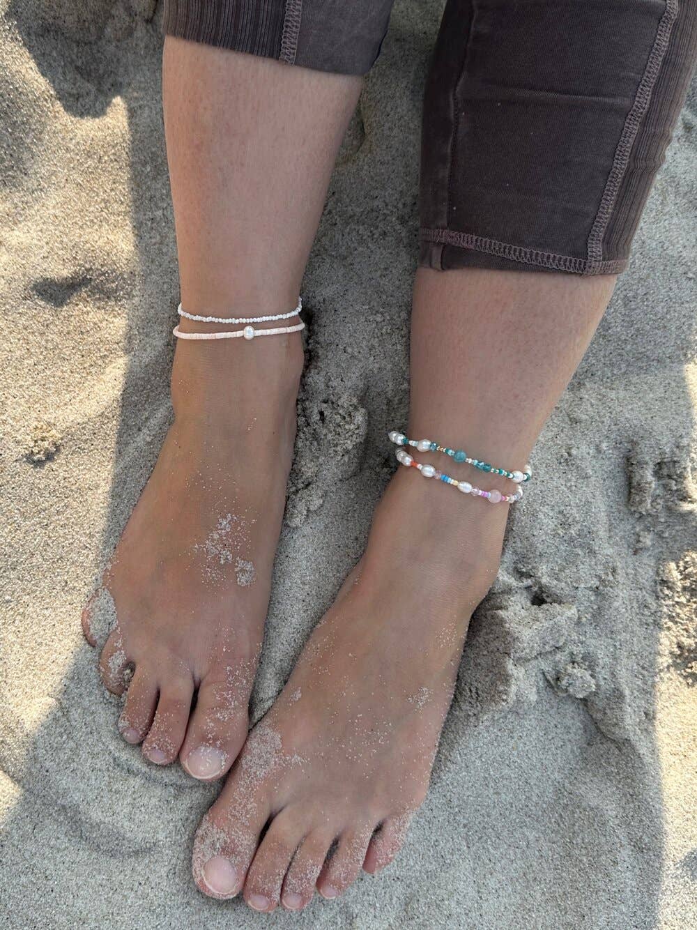 Freshwater Tiny Pearl Anklet