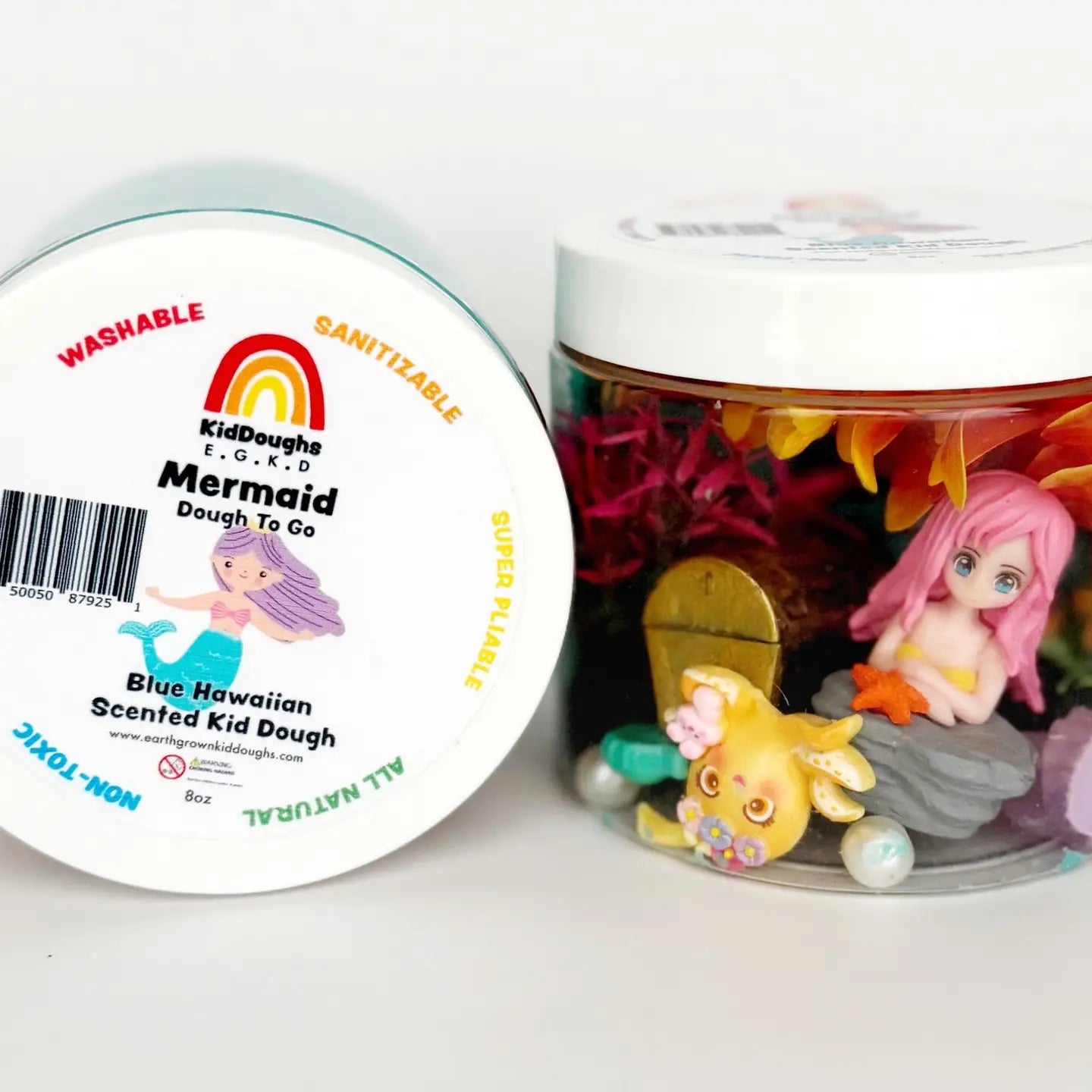 Mermaid (Tropical Punch) Dough-To-Go Kit