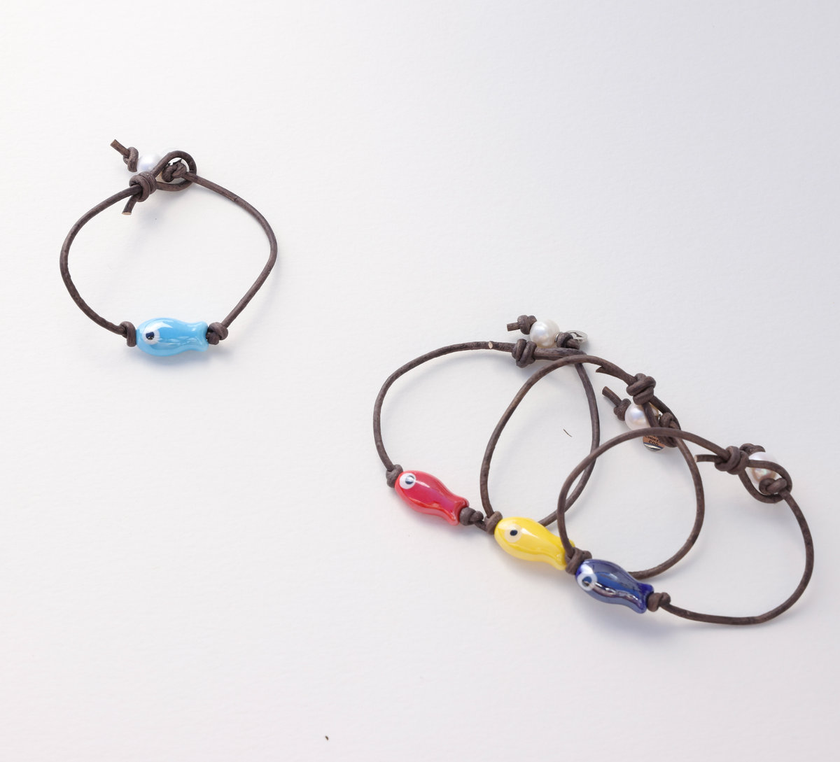 Sardine Fish Bracelet: Yellow / 6"