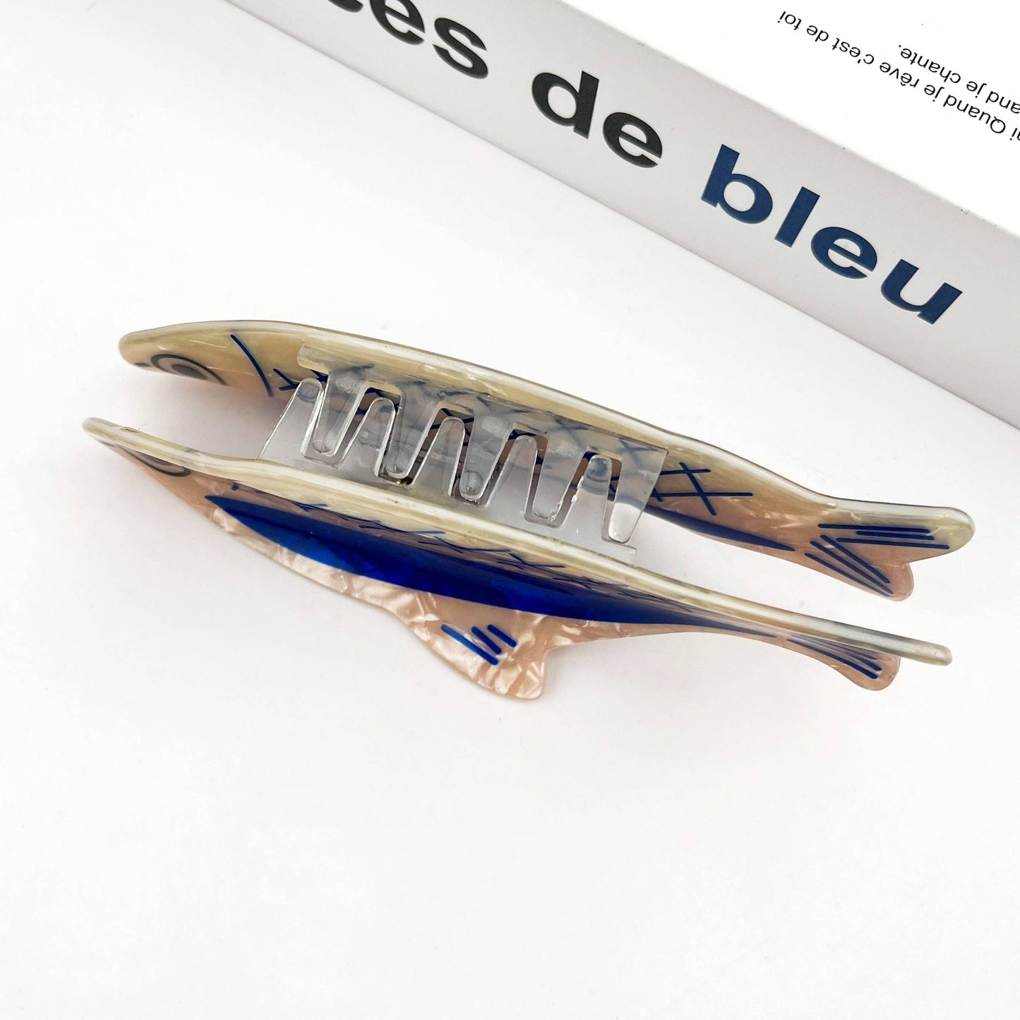 Sardine-Shaped Hair Claw Clip, Ocean Style Hair Clip