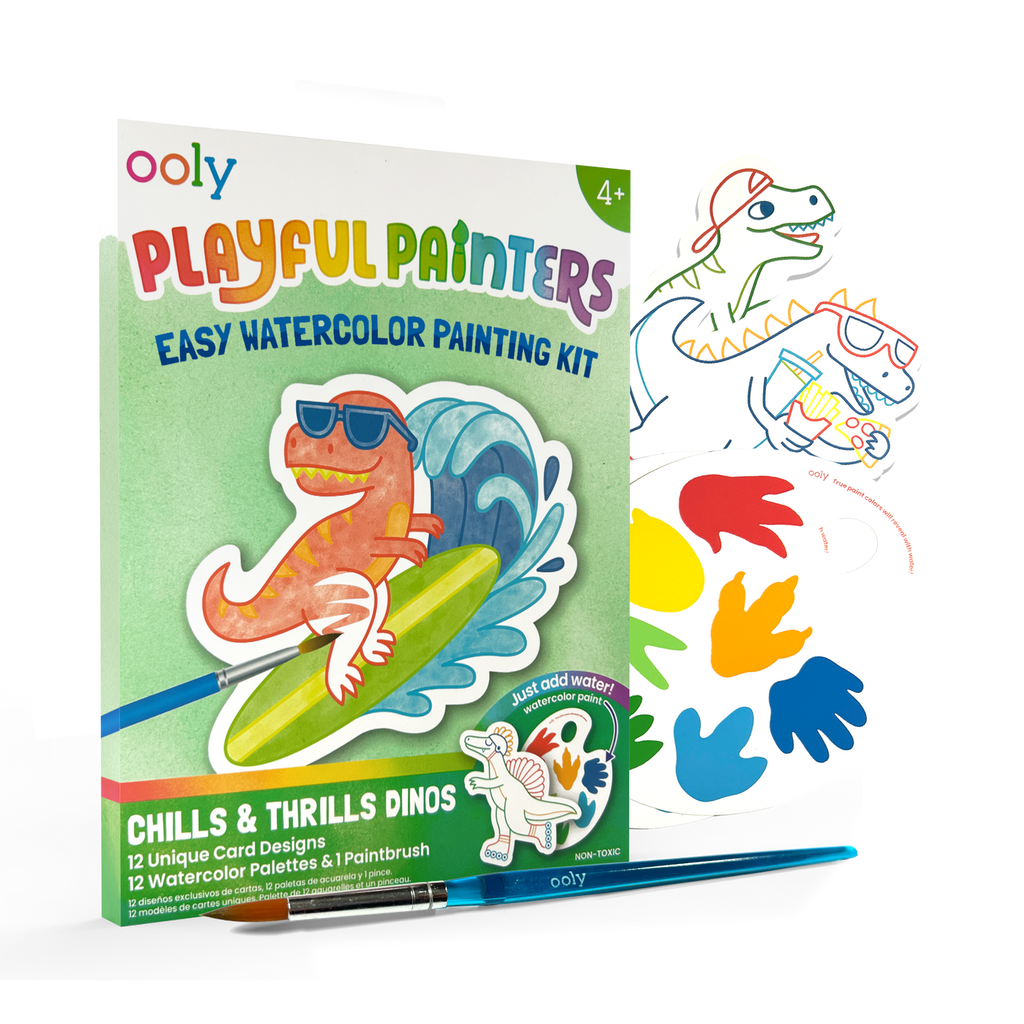 Playful Painters: Watercolor Painting Kit - Chills & Thrills