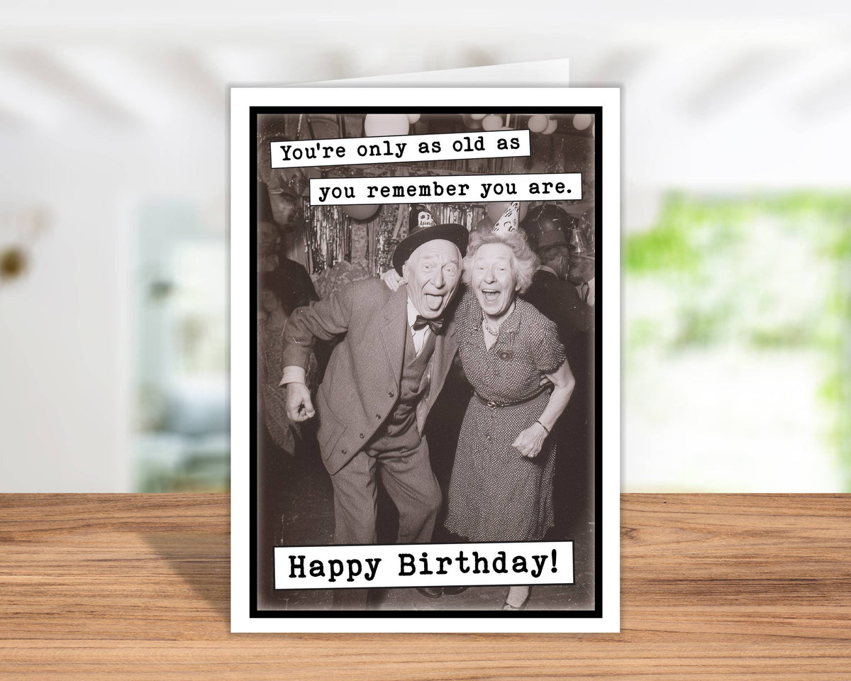 Dancing Man Funny Birthday Card
