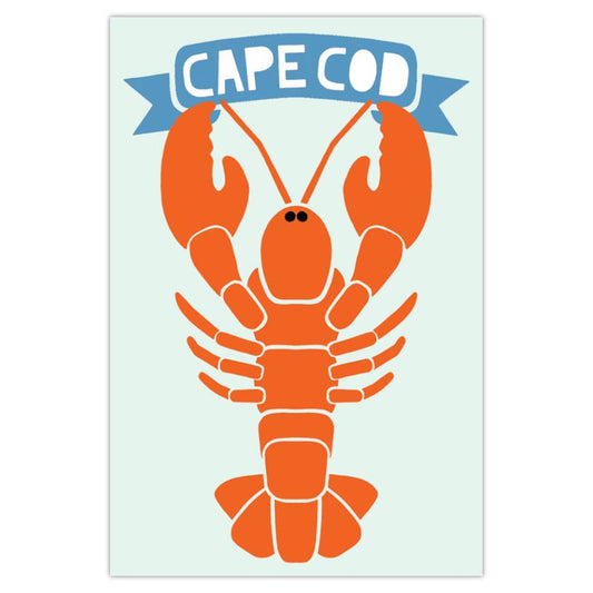 Cape Cod Lobster Postcard Massachusetts Seafood MA Souvenir