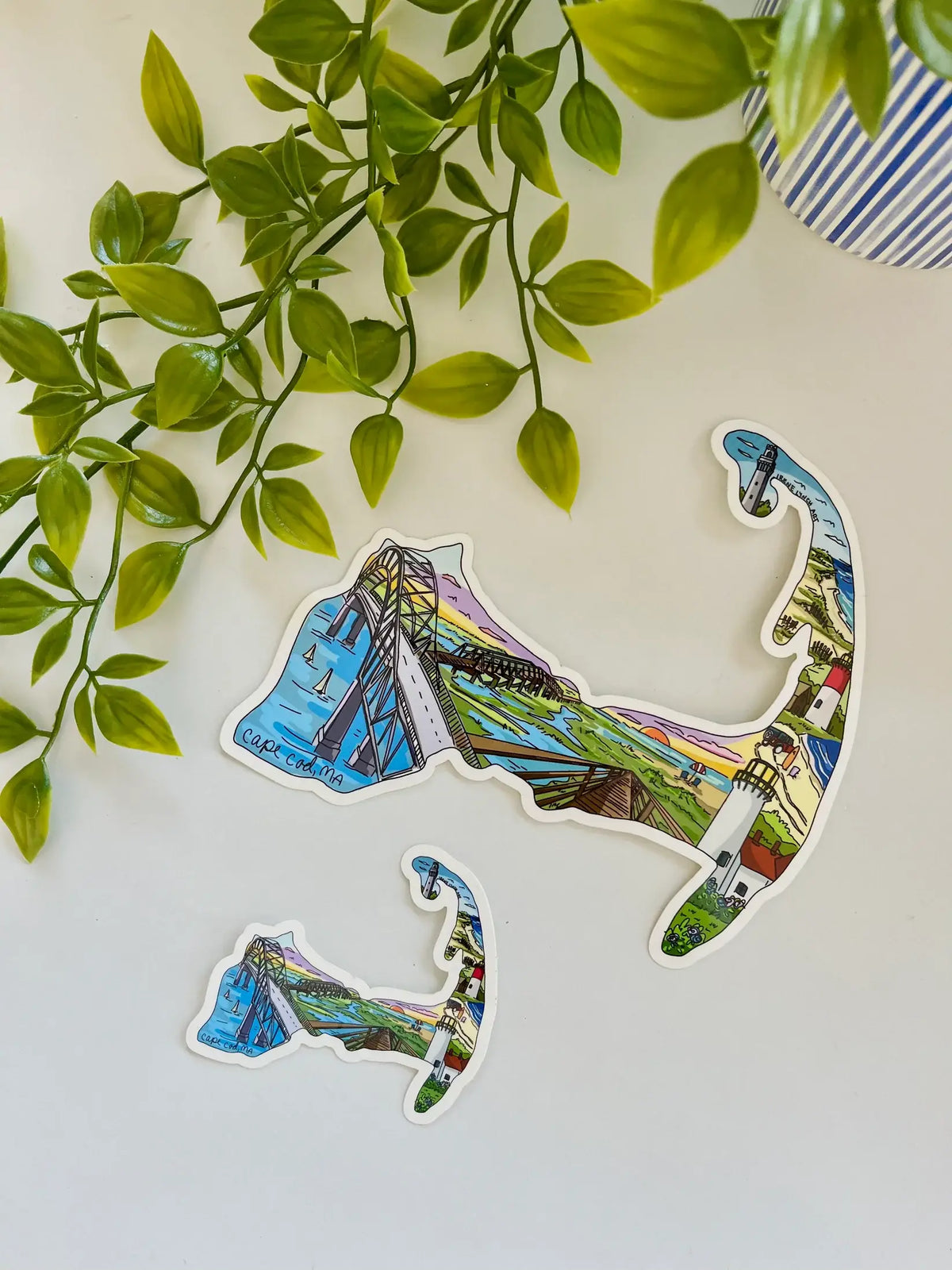 Bumper Map Sticker | Coastal Souvenir Stickers
