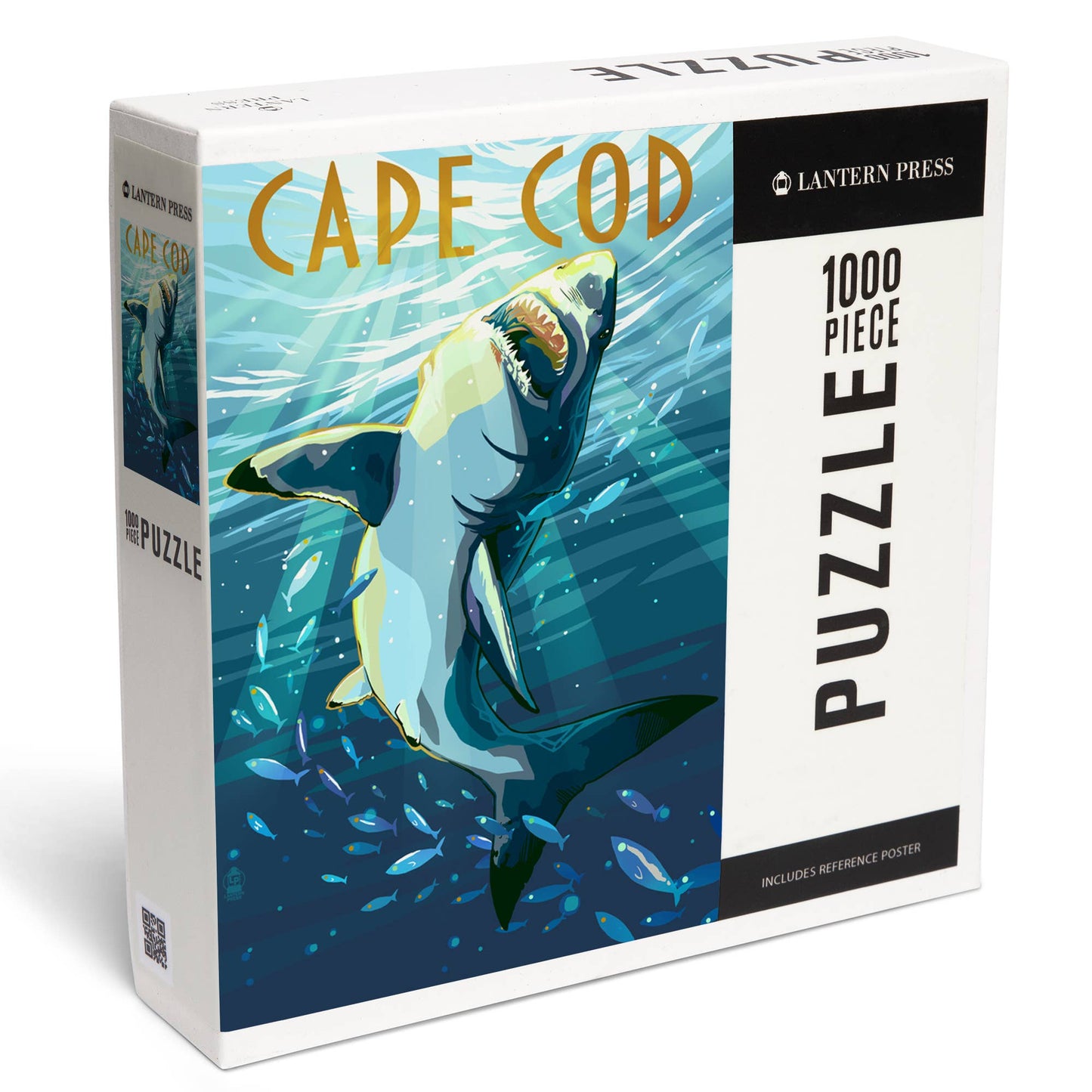 1000 PIECE PUZZLE Cape Cod, Massachusetts, Stylized Shark