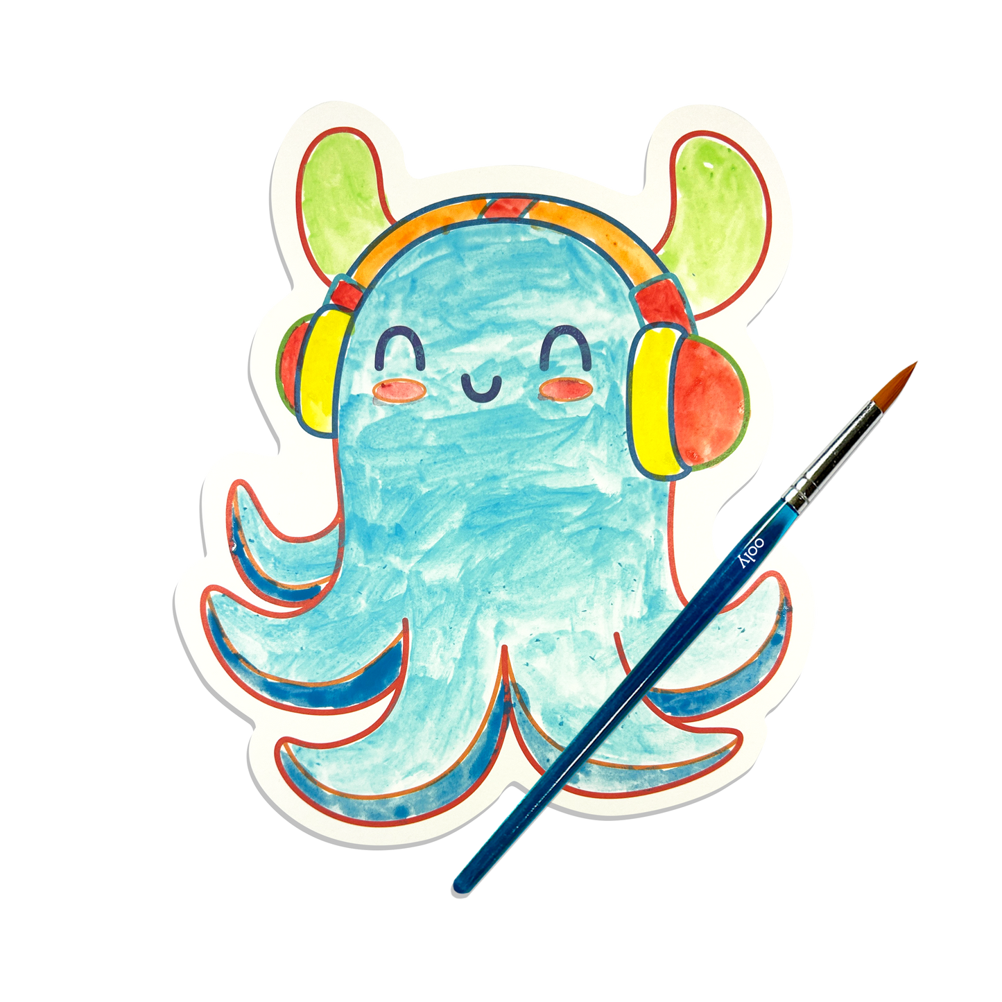 Playful Painters: Easy Watercolor Painting Kit - Ocean Pals