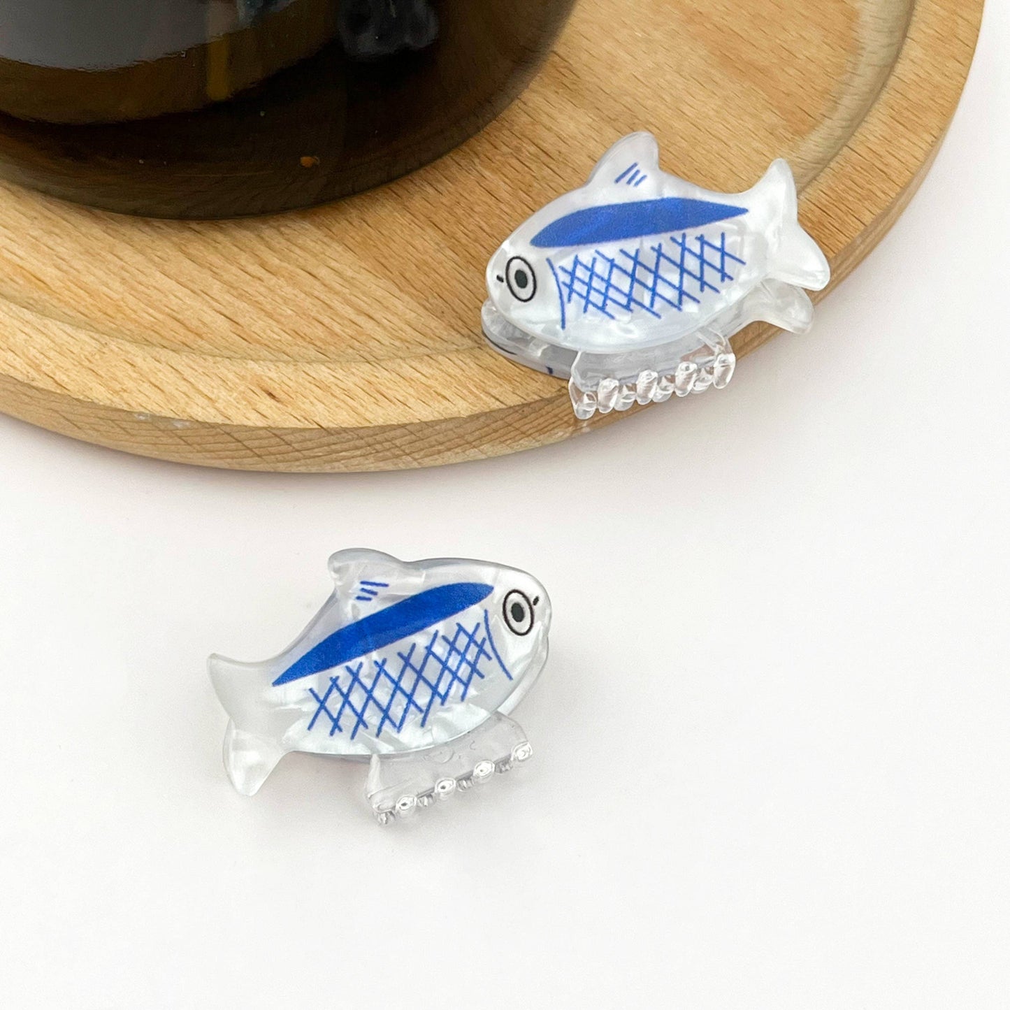 Sardine-Shaped Hair Claw Clip, Ocean Style Hair Clip