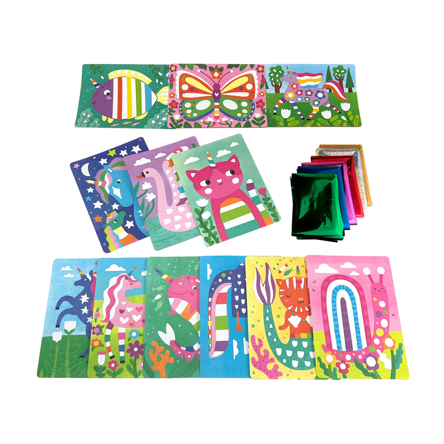 Foil-tastic: Foil Art & Coloring Fun - Whimsical World (36 P