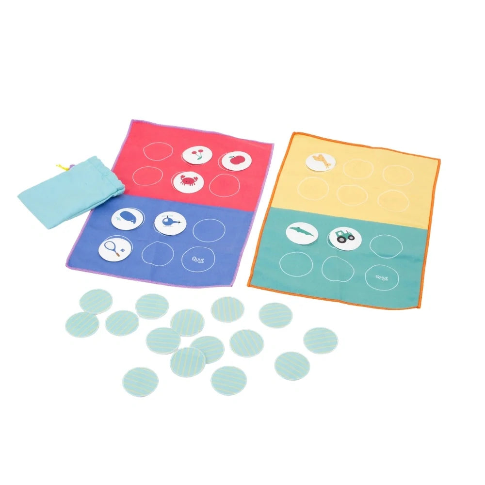 Quut Travel Games – Bingo/Lotocolor Color-Matching Game