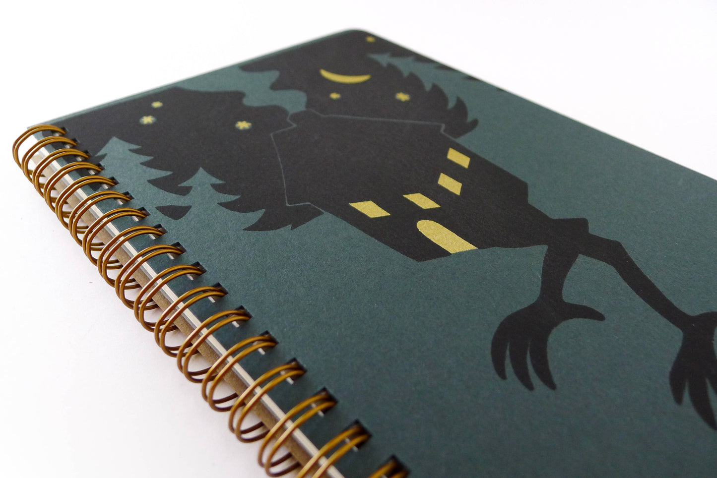 Baba Yaga Coil Notebook, MD: Lined