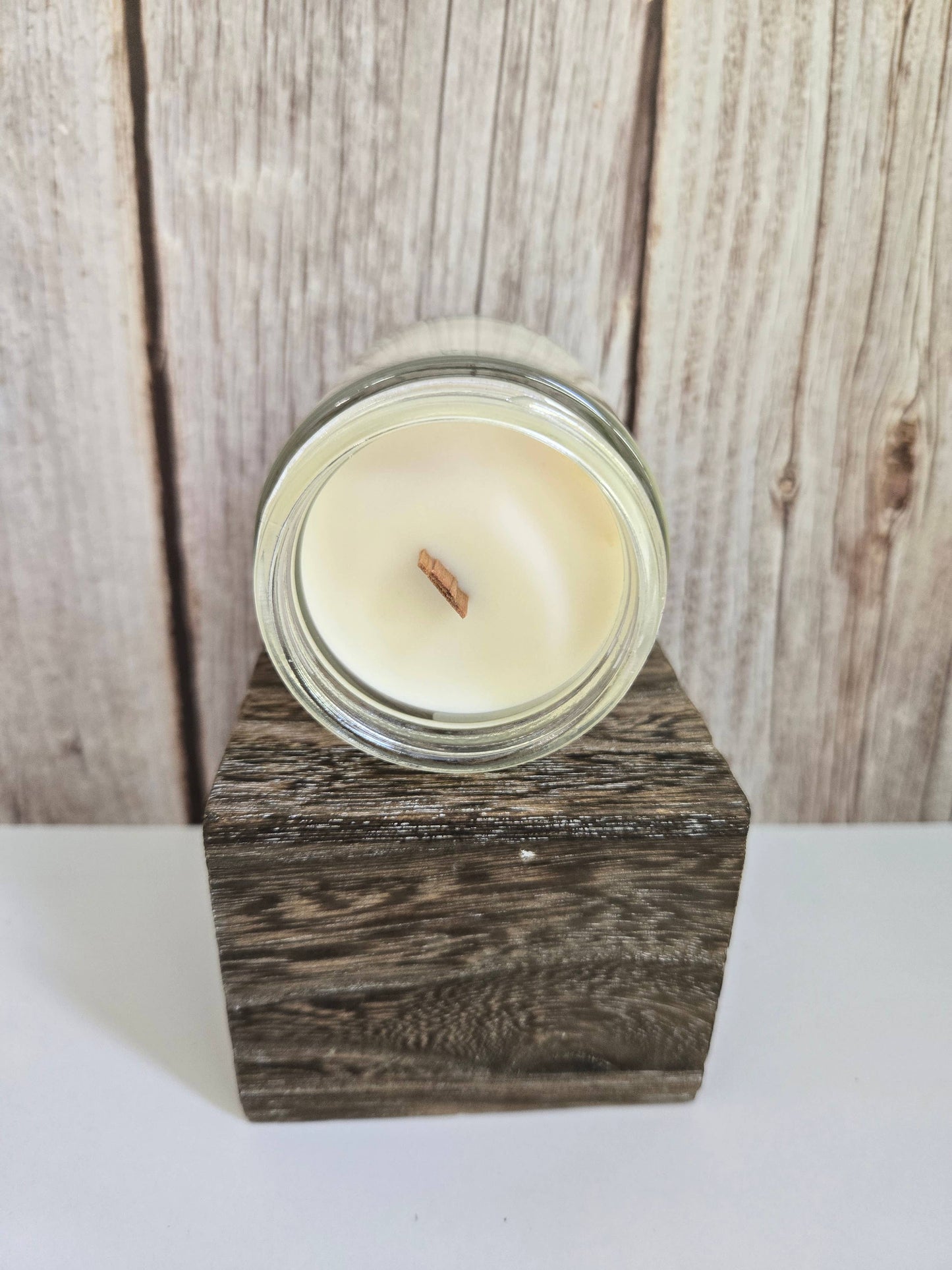 Coastal Soy Wax Crackling Wooden Wick Candle  bulk wholesale: 8oz